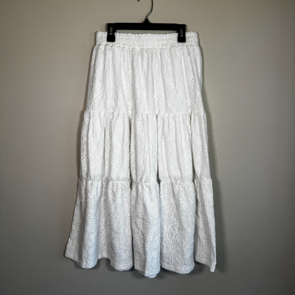 Michael Kors Small White Maxi Skirt
